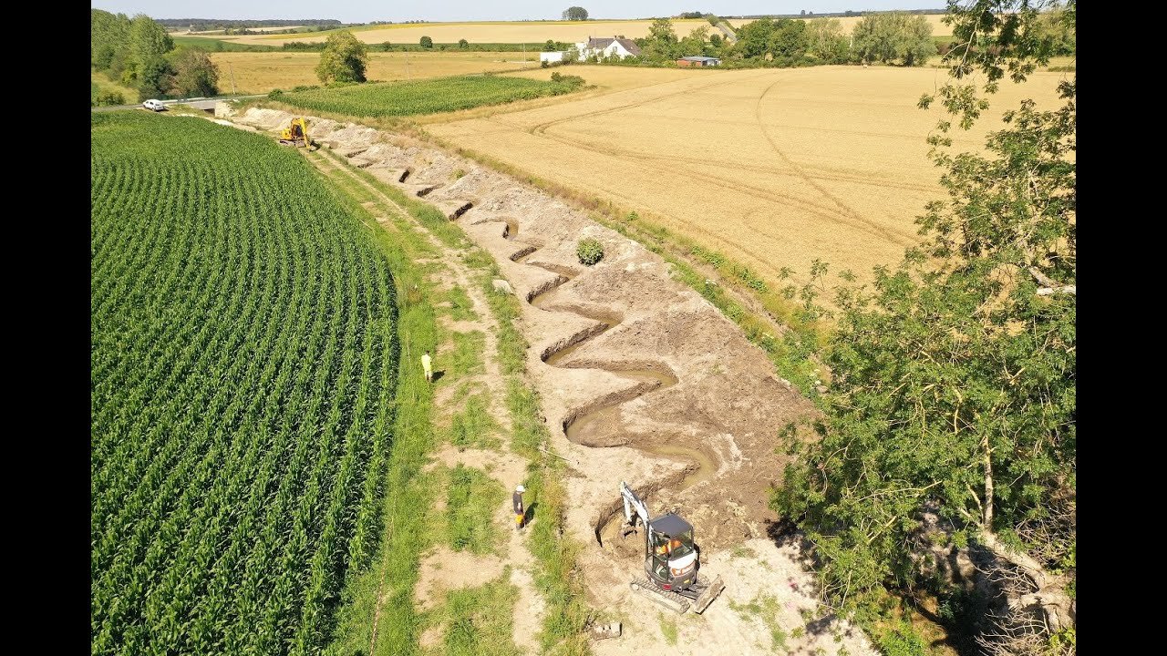 Vidéo - Restauration de l'Yèvre à Baugy (en 2020)